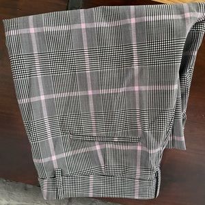 NWT J. Crew Plaid High Rise Plaid Dress Pants Size 10